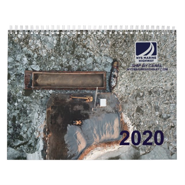 2020 Calendar - NYS Marine Highway Tugs & Barges (Cover)