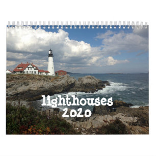 2020 Calendar of Beautiful Lighthouses