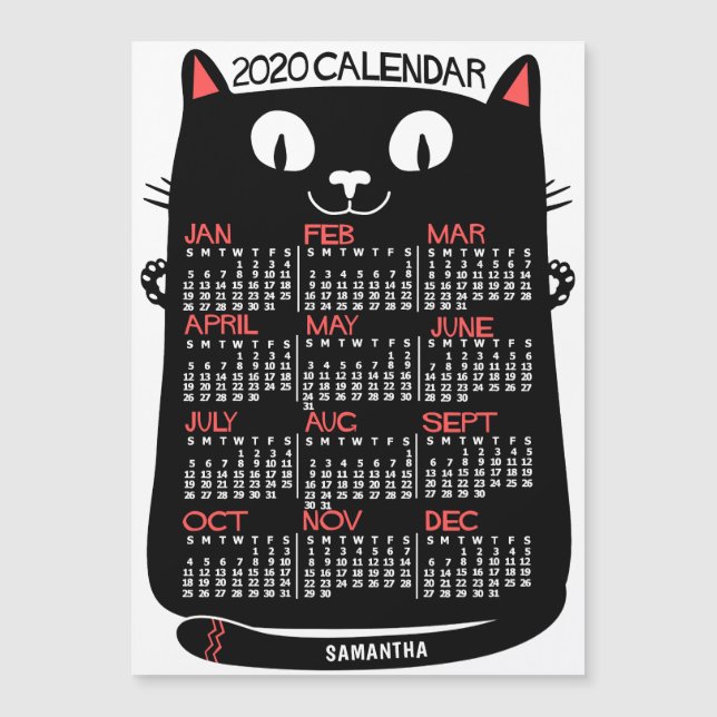 2020 Calendar (See Description for New Version)  (Front)