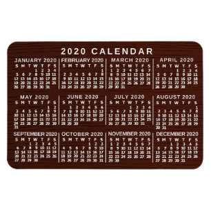 2020 Calendar (See Description for New Version)  Magnet