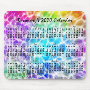 2020 Calendar (See Description for New Version) Mouse Pad