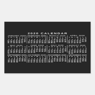 2020 Calendar (See Description for New Version)  Sticker