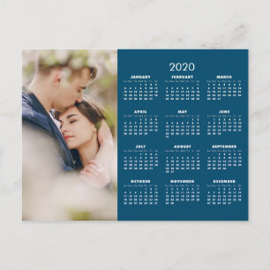 2020 Calendar Your Photo Postcard