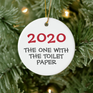 2020 celui avec le papier toilette ornement de No