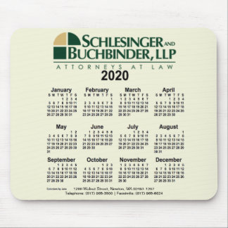 2020 Custom Calendar by Janz Mouse Pad