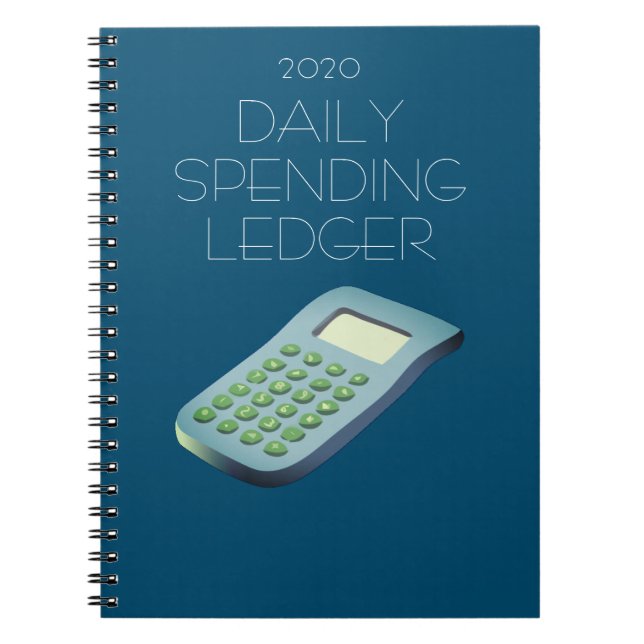 2020 Daily Spending Ledger Financial Management Notebook (Front)