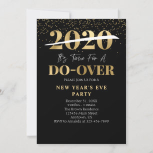 2020 Do-Over New Year's Party Invitation
