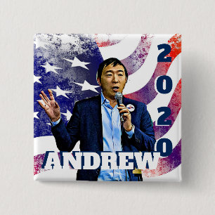 2020 Election Andrew Yang Support Button
