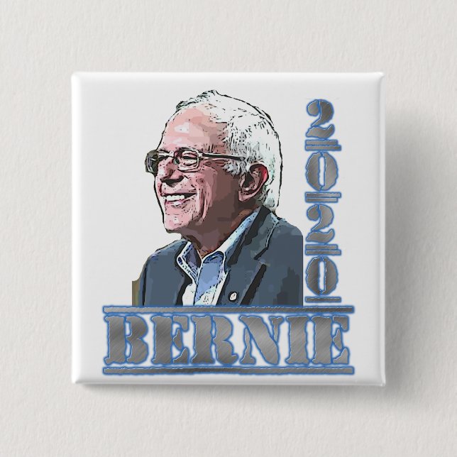 2020 Election Bernie Sanders Support Button (Front)