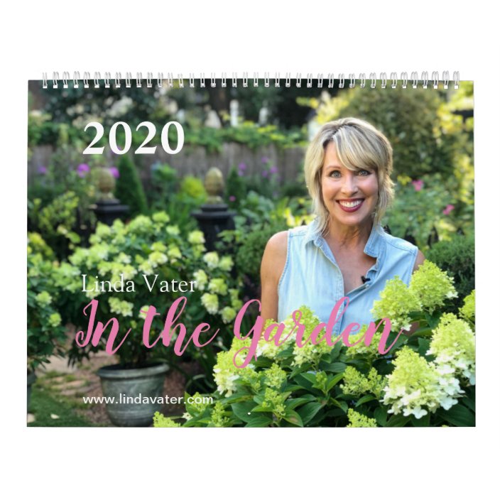 2020 17-month large planner garden party