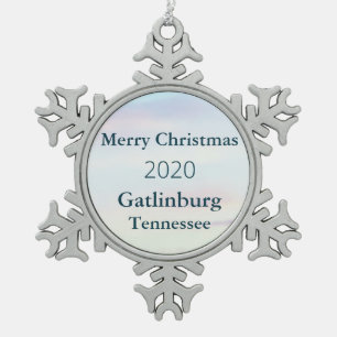 2020 Gatlinburg, TN Christmas Snowflake Ornament