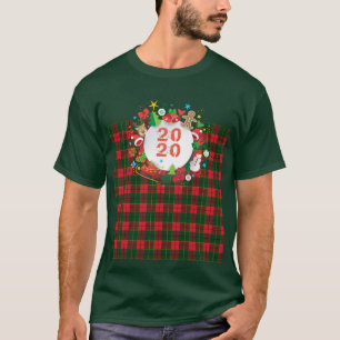 2020 Happy New Year! Scotland Pattern T-Shirt
