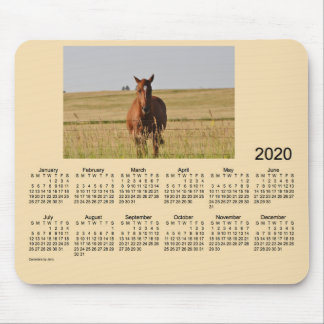 2020 Horse Calendar by Janz Mouse Pad