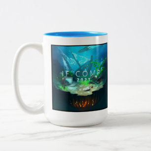 2020 IFComp Two-Tone Large Coffee Mug
