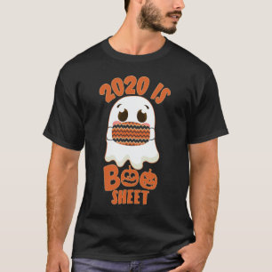 2020 is Boo Sheet Funny Ghost in Mask Halloween T-Shirt