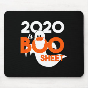2020 is boo sheet ghost halloween  mouse pad