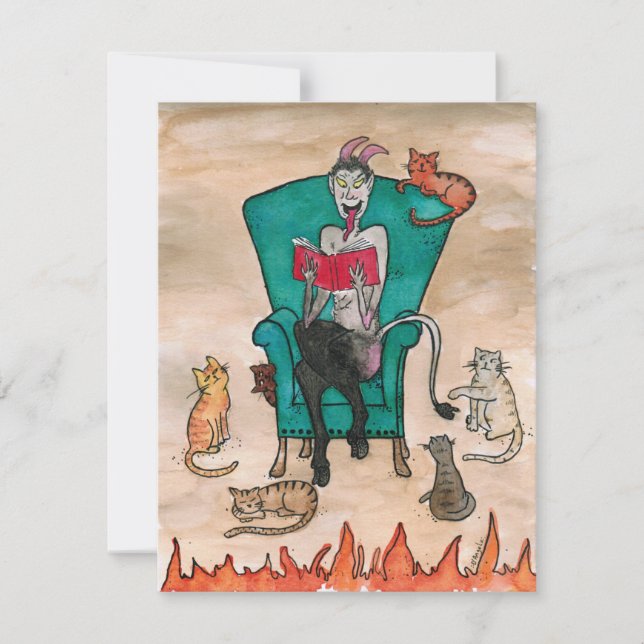 2020 Krampus and the Kitties Card (Front)