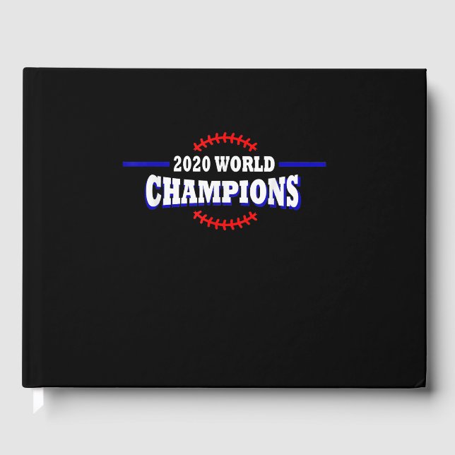 2020 LA Baseball World Champions Guest Book (Front)