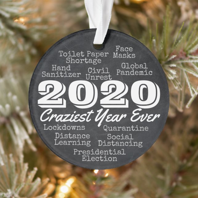 2020 L'année la plus folle jamais amusante Souveni (Arbre)