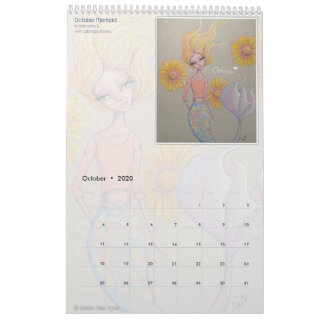 2020 Mermaid Calendar by Little Miss Tyne