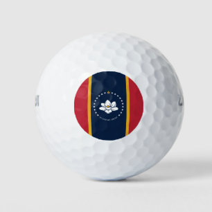 2020 New Mississippi In God We Trust State Flag Golf Balls