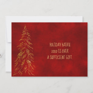 2020 PERSONALIZED HAIKU CARD Mr. Funny Holiday C