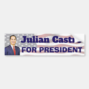 2020 Presidential Election Julian Castro Bumper Sticker