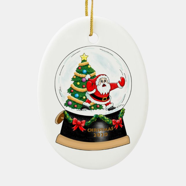 2020 Quarantaine Ornement de Noël (Dos)