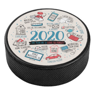 2020 Quarantine Family Activities Commemorative Hockey Puck