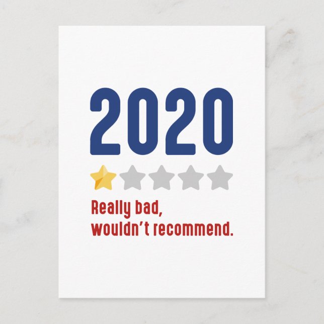 2020 Rating Postcard (Front)