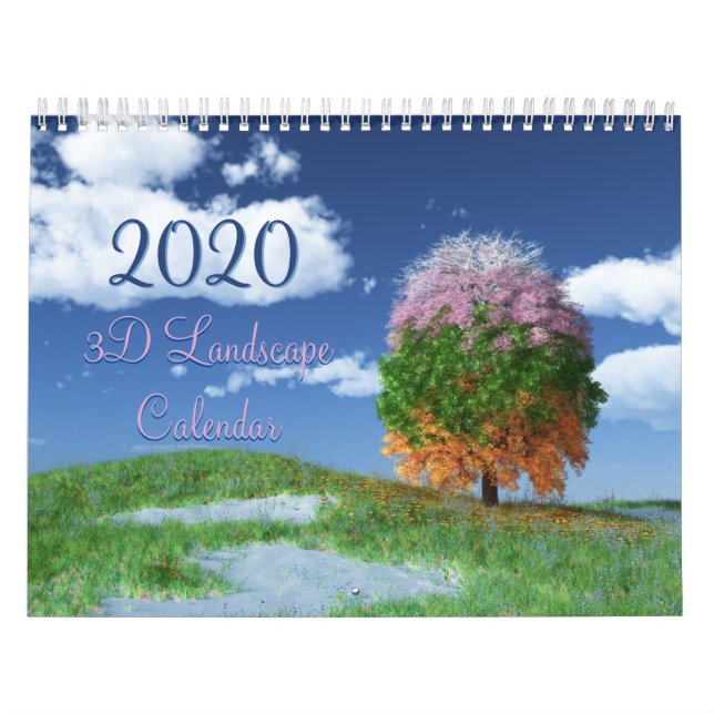 2020 SilverWebForge 3D Landscape Calendar (Cover)