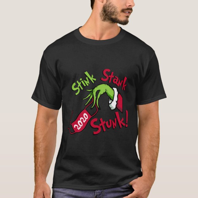 2020 Stink Stank Stunk Funny Quarantine T-Shirt (Front)
