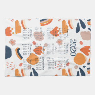 2020 Tea Towel Calendar   Kitchen decor