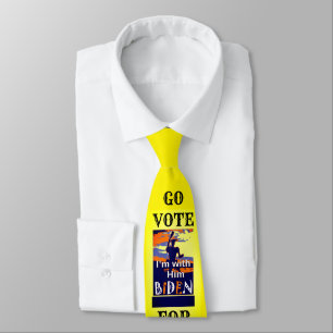 2020 USA Joe For President Go Vote Neck Tie