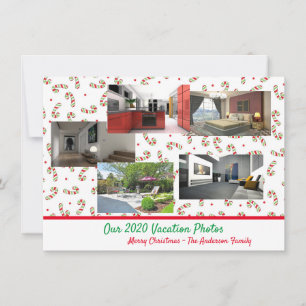 2020 Vacation Photos Funny Christmas Quarantine Card