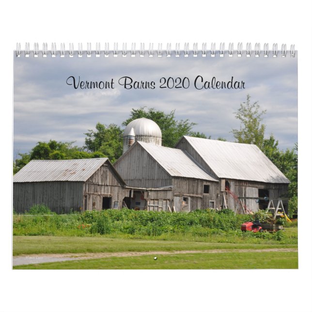 2020 Vermont Barns -  Calendar (Cover)