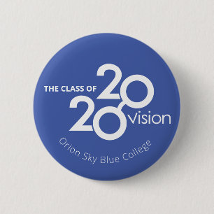 2020 vision event custom name or business 2 inch round button