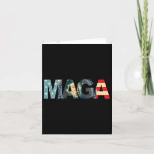 2020 Voted Maga American Flag Retro Vintage Gift Card