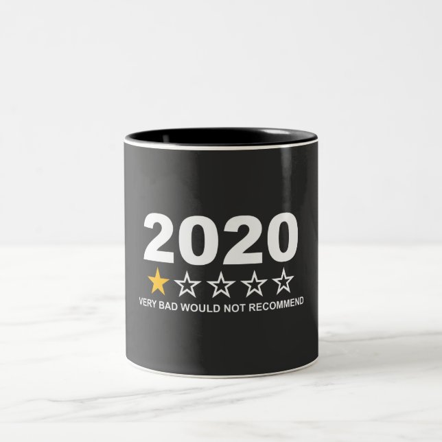 2020 Would Not Recommend Two-Tone Coffee Mug (Center)