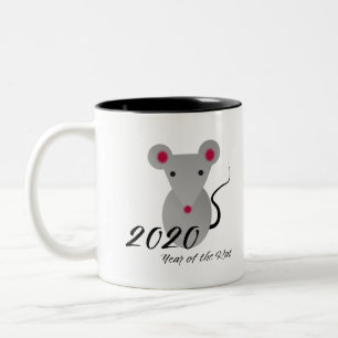 2020 Year of the Rat Two-Tone Coffee Mug