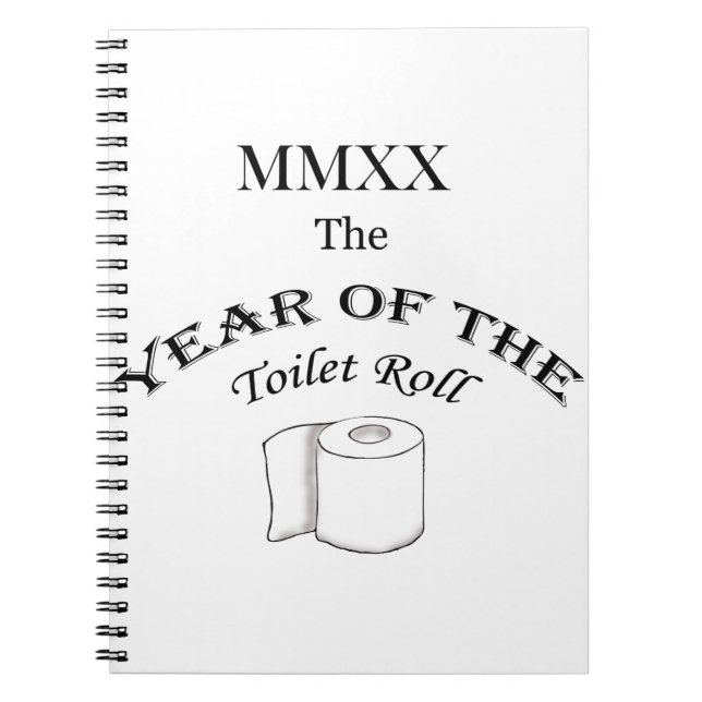 2020 Year of the Toilet Roll Notebook (Front)
