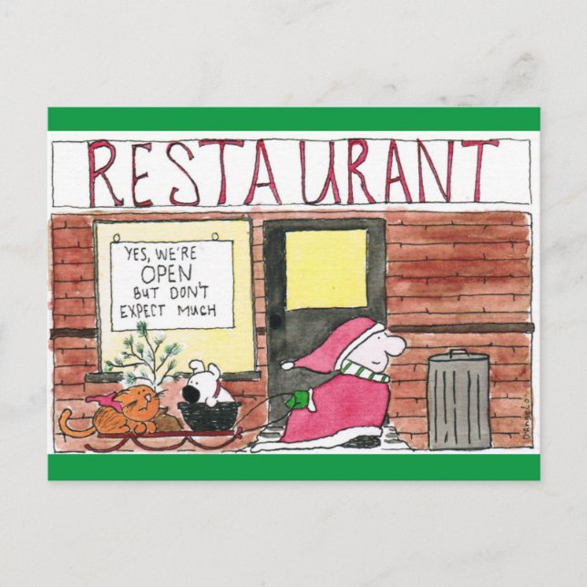 2020 ziggy santa in the city postcard (Front)