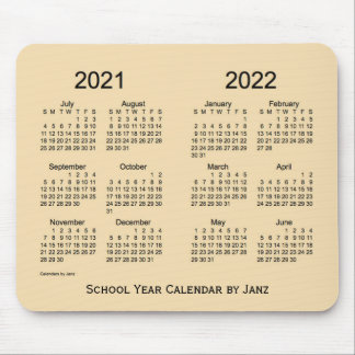 2021-2022 School Year Wheat Calendar by Janz Mouse Pad