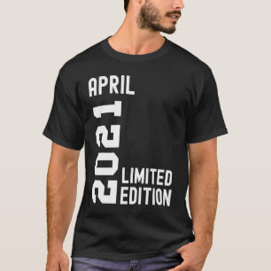 2021 April  Happy Birthday Party T-Shirt