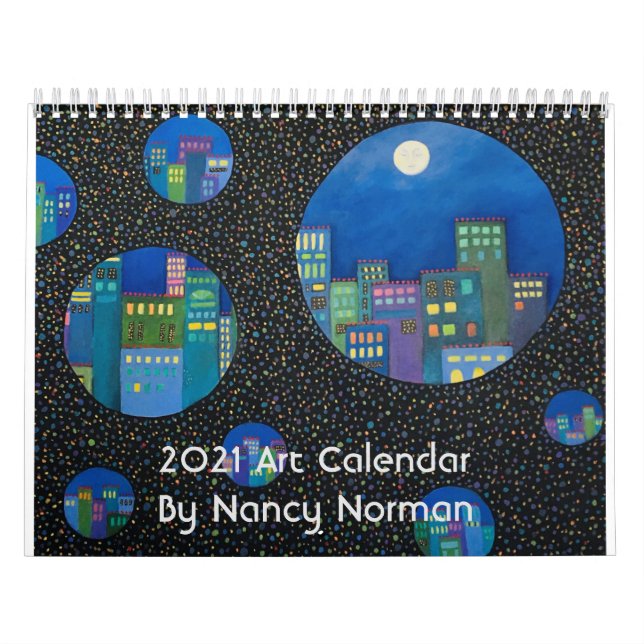 2021 Art Calendar by Nancy Norman (Cover)