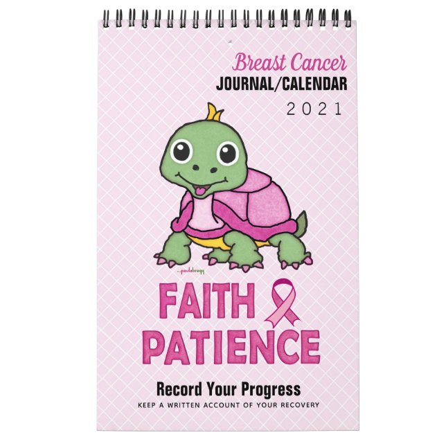 2021 Breast Cancer Recovery Quotes Notes Journal Calendar (Cover)