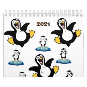 2021 Calendar Penguin
