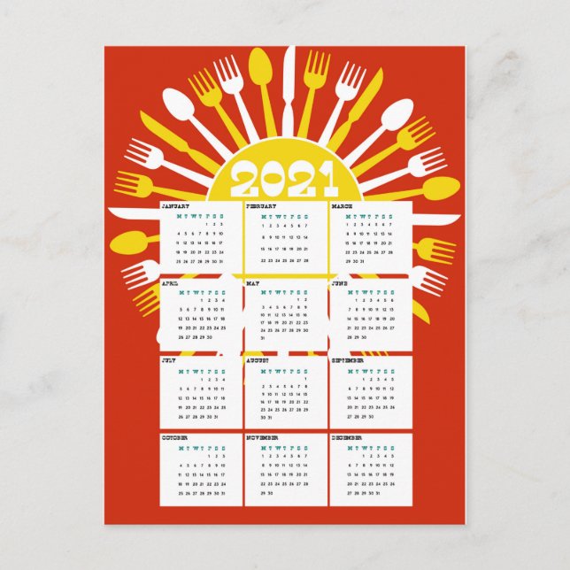 2021 calendar postcard (Front)