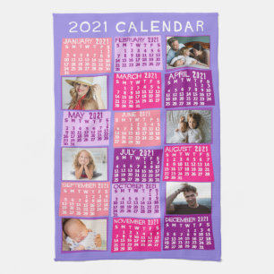 2021 Calendar (See Description for New Version) Kitchen Towel