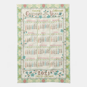 2021 Calendar (See Description for New Version)  Kitchen Towel